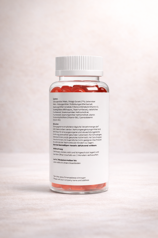 🌿 CALMIQ Shilajit Energy Gummies