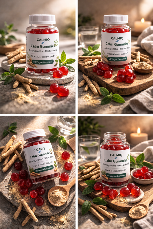 🌿 CALMIQ Ashwagandha Gummies