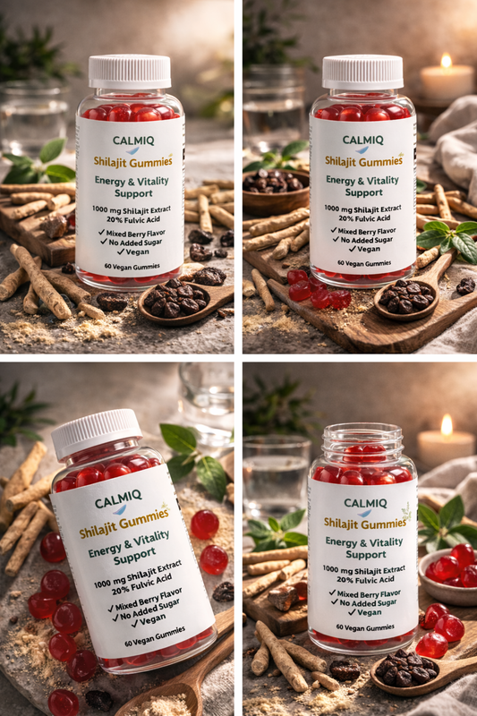 🌿 CALMIQ Shilajit Energy Gummies